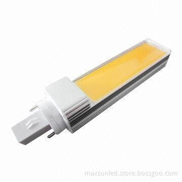 G24 LED Plug Light, COB 8W, CE, RoHS, 50,000 Hours